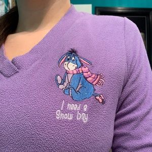 Eeore Snow Day Pajama Top